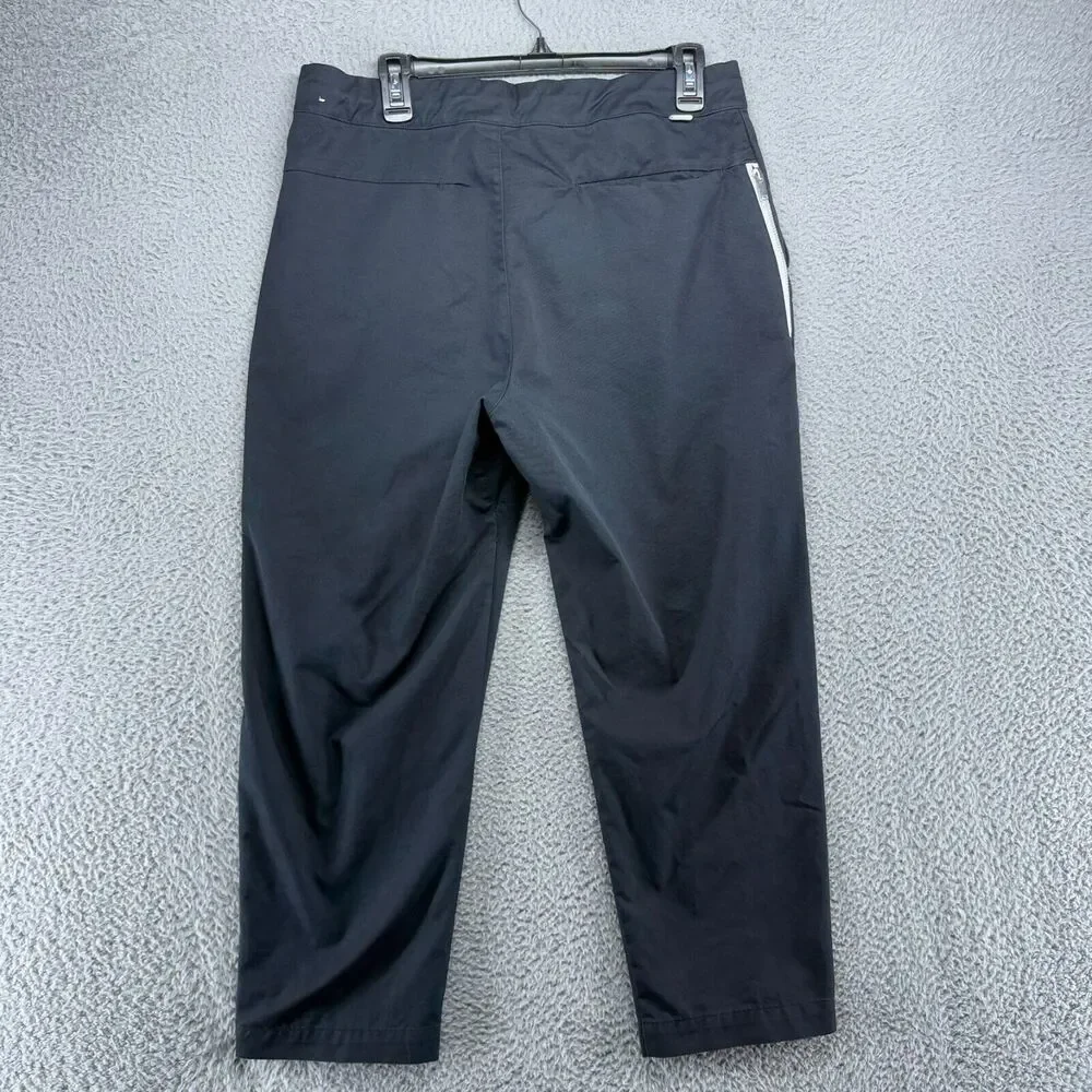 Nike Pants Men's 32 Black Chino Khaki Cropped Woven Sportswear Utility Golf Flex